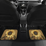 Sunflower Printed Pattern Integrated Native American Dreamcatcher Car Floor Mats 212901 - YourCarButBetter