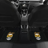 Sunflower Skull Leopard Print Bandana Cats Lovers Car Floor Mats 210805 - YourCarButBetter