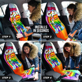 Super Gay Unicorn Rainbow LGBT Love Yourself Car Seat Covers 210201 - YourCarButBetter