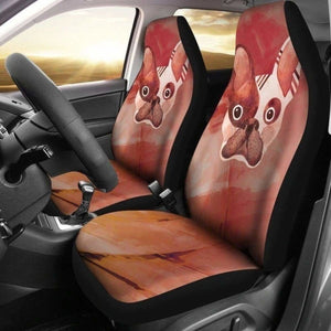 Surprise French Bulldog Car Seat Covers 194110 - YourCarButBetter