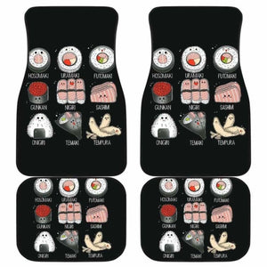 Sushi Car Floor Mats 142711 - YourCarButBetter