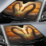 Swans Birds Symbol Of Love 5K Car Sun Shade 102507 - YourCarButBetter