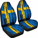 Sweden Grunge Flag Car Seat Cover 1 232125 - YourCarButBetter