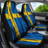 Sweden Grunge Flag Car Seat Cover 1 232125 - YourCarButBetter