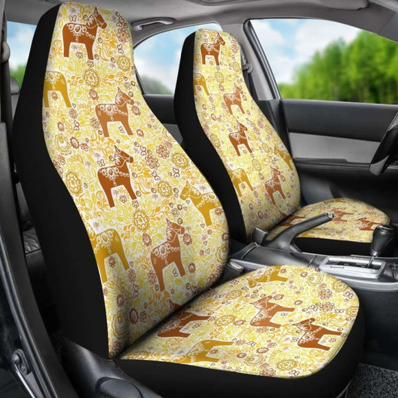 Swedish Dala Horse Car Seat Covers 5 170804 - YourCarButBetter