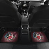 Sweet Love Dragons Roses And Heart Car Floor Mats 211604 - YourCarButBetter