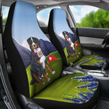 Switzerland Bernese Mountain Dog 01 Car Seat Covers 4 102802 - YourCarButBetter