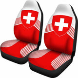 Switzerland Coat Of Arms Car Seat Covers Amazing 105905 - YourCarButBetter