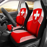 Switzerland Coat Of Arms Car Seat Covers Amazing 105905 - YourCarButBetter