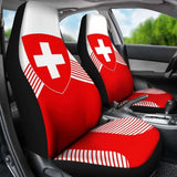 Switzerland Coat Of Arms Car Seat Covers Amazing 105905 - YourCarButBetter