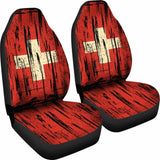 Switzerland Grunge Flag Car Seat Cover 1 232125 - YourCarButBetter
