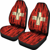 Switzerland Grunge Flag Car Seat Cover 1 232125 - YourCarButBetter