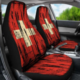 Switzerland Grunge Flag Car Seat Cover 1 232125 - YourCarButBetter