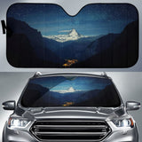 Switzerland Mountains Stars Night Sun Shade Amazing Best Gift Ideas 550317 - YourCarButBetter