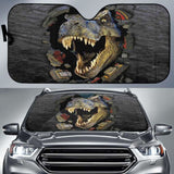 T-Rex 3D Car Auto Sun Shades 182102 - YourCarButBetter