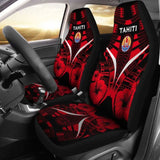 Tahiti Car Seat Covers - Tahiti Flag Hibiscus Polynesian Tattoo - Amazing 1 105905 - YourCarButBetter