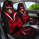 Tahiti Car Seat Covers - Tahiti Flag Hibiscus Polynesian Tattoo - Amazing 1 105905 - YourCarButBetter