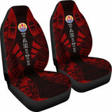 Tahiti Car Seat Covers - Tahiti Flag Polynesian Tattoo Red - 9 174914 - YourCarButBetter