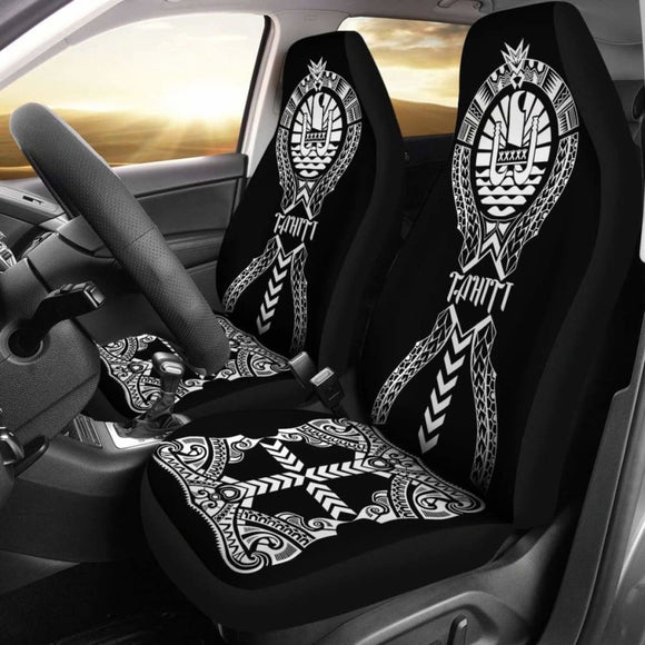 Tahiti Car Seat Covers - Tahiti Flag Polynesian Tribal - 105905 - YourCarButBetter