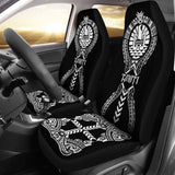 Tahiti Car Seat Covers - Tahiti Flag Polynesian Tribal - 105905 - YourCarButBetter