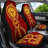 Tahiti Car Seat Covers Polynesian Tribal Luxury 105905 - YourCarButBetter