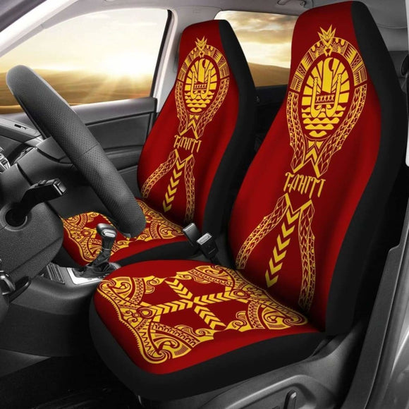 Tahiti Car Seat Covers Polynesian Tribal Luxury 105905 - YourCarButBetter
