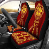Tahiti Car Seat Covers Polynesian Tribal Luxury 105905 - YourCarButBetter