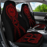 Tahiti Car Seat Covers Polynesian Tribal Red 105905 - YourCarButBetter