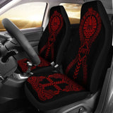 Tahiti Car Seat Covers Polynesian Tribal Red 105905 - YourCarButBetter