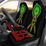 Tahiti Car Seat Covers Polynesian Tribal Reggae 105905 - YourCarButBetter