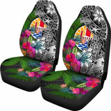 Tahiti Car Seat Covers - Turtle Plumeria Banana Leaf - Amazing 091114 - YourCarButBetter