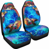 Tahiti Polynesian Car Seat Covers - Coral Treasure - 105905 - YourCarButBetter