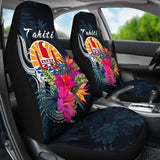 Tahiti Polynesian Car Seat Covers - Tropical Flower - 105905 - YourCarButBetter