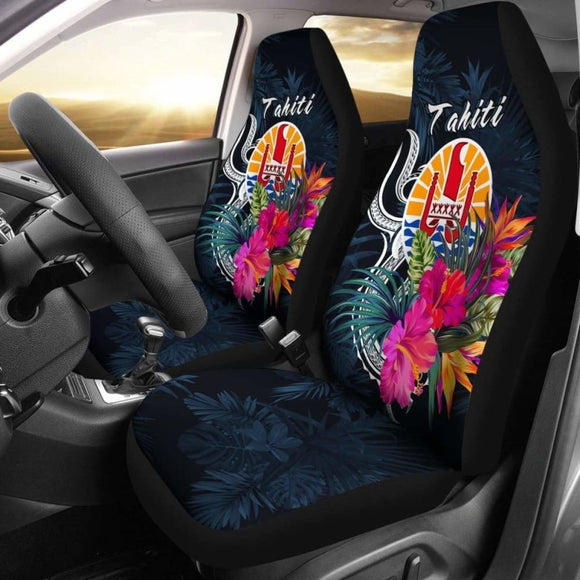 Tahiti Polynesian Car Seat Covers - Tropical Flower - 105905 - YourCarButBetter