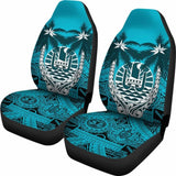 Tahiti Polynesian Coconut Car Seat Covers Blue Version Amazing 105905 - YourCarButBetter
