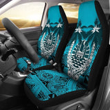 Tahiti Polynesian Coconut Car Seat Covers Blue Version Amazing 105905 - YourCarButBetter