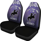 Take Me To The Rodeo Horse Car Seat Covers 103131 - YourCarButBetter
