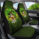 Tallant Or Tallon Ireland Car Seat Cover Celtic Shamrock (Set Of Two) 154230 - YourCarButBetter