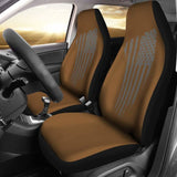 Tan American Flag Car Seat Covers 103131 - YourCarButBetter