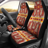 Tan Tribe Design Native American Car Seat Covers 093223 - YourCarButBetter