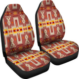 Tan Tribe Design Native American Car Seat Covers 093223 - YourCarButBetter
