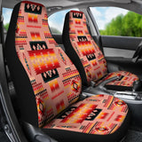 Tan Tribe Pattern Native American Car Seat Covers 093223 - YourCarButBetter