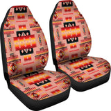 Tan Tribe Pattern Native American Car Seat Covers 093223 - YourCarButBetter