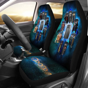 Tardis Telephone Doctor Who Car Seat Covers Amazing 094201 - YourCarButBetter
