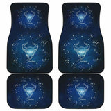 Taurus Zodiac Sign Car Floor Mats Amazing Gift 211902 - YourCarButBetter