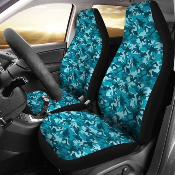 Teal Camo Car Seat Covers 112608 - YourCarButBetter