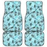 Teal Forest Hunting Camouflage Car Floor Mats 210807 - YourCarButBetter