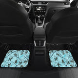 Teal Forest Hunting Camouflage Car Floor Mats 210807 - YourCarButBetter