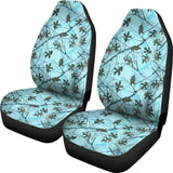 Teal Forest Hunting Camouflage Car Seat Covers 210807 - YourCarButBetter