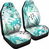 Teal Leaves Car Seat Covers 153908 - YourCarButBetter